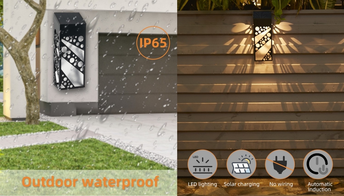 IP65 de waterdichte zonnemuur steekt van de openlucht LEIDENE de tuinlicht aan verlichtings UV bestand omheining