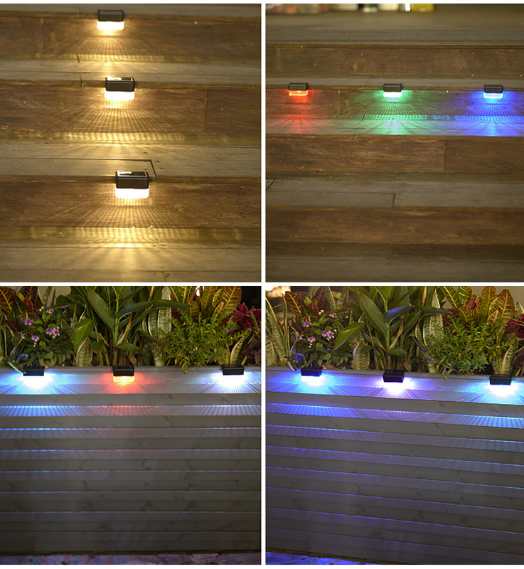 De decoratieve Waterdichte Zonne Aangedreven Tuin steekt Zonne Lichte de Trede LEIDEN van de Muurlamp Licht aan