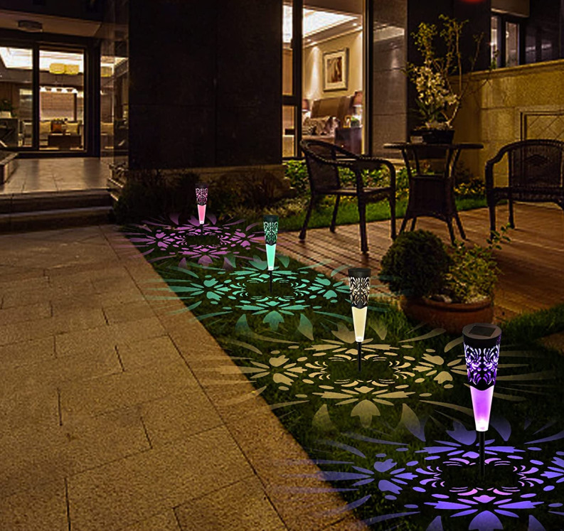 RGB Decoratieve Gazon van Constant Bright Landscape Path For van Zonnepaneel Openluchtlichten
