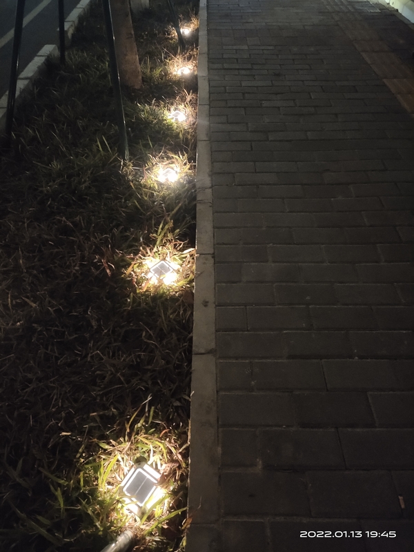 Vierkant Helder Zonne Aangedreven Dok Lichte 1.2V Openluchtmarine deck driveway 1200MAH