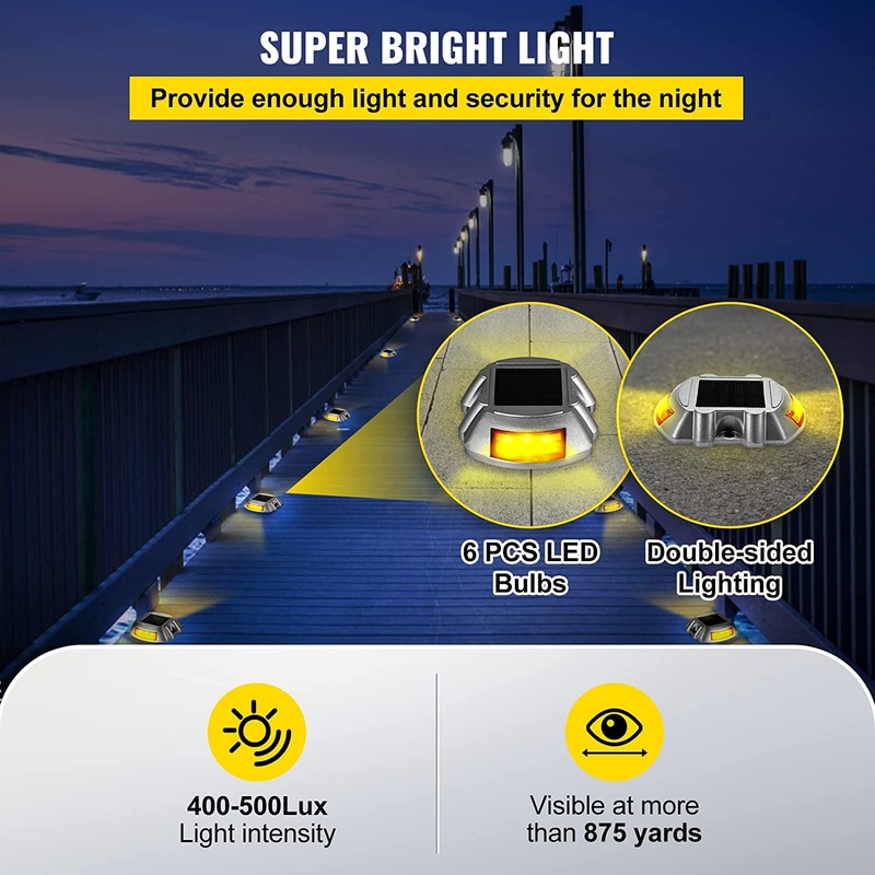 Van de hogere Lichte LEIDENE van het Helderheids Duurzame Zonnedek Autosensor 107 Staptrede * 95 * 23mm