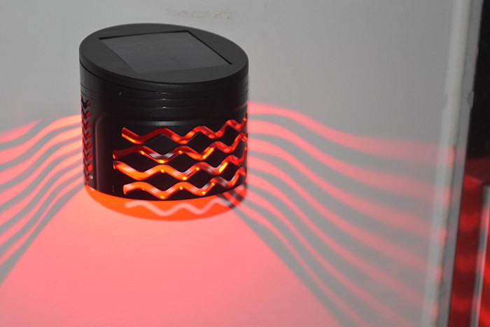RGB Openlucht Zonne Aangedreven Decoratieve Tuin van Light van de Muuromheining 250mA