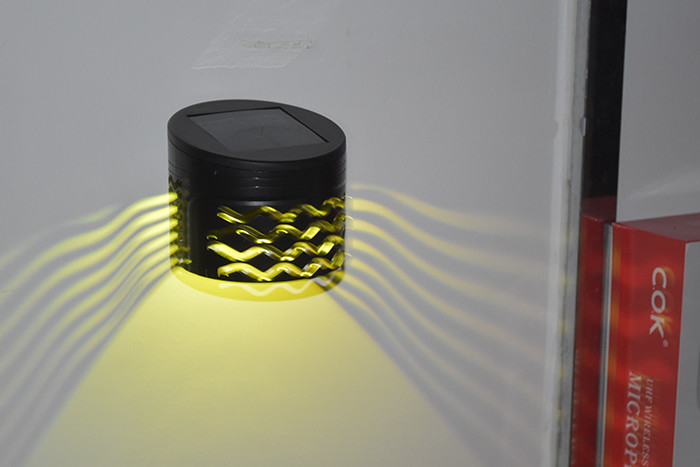 RGB Openlucht Zonne Aangedreven Decoratieve Tuin van Light van de Muuromheining 250mA