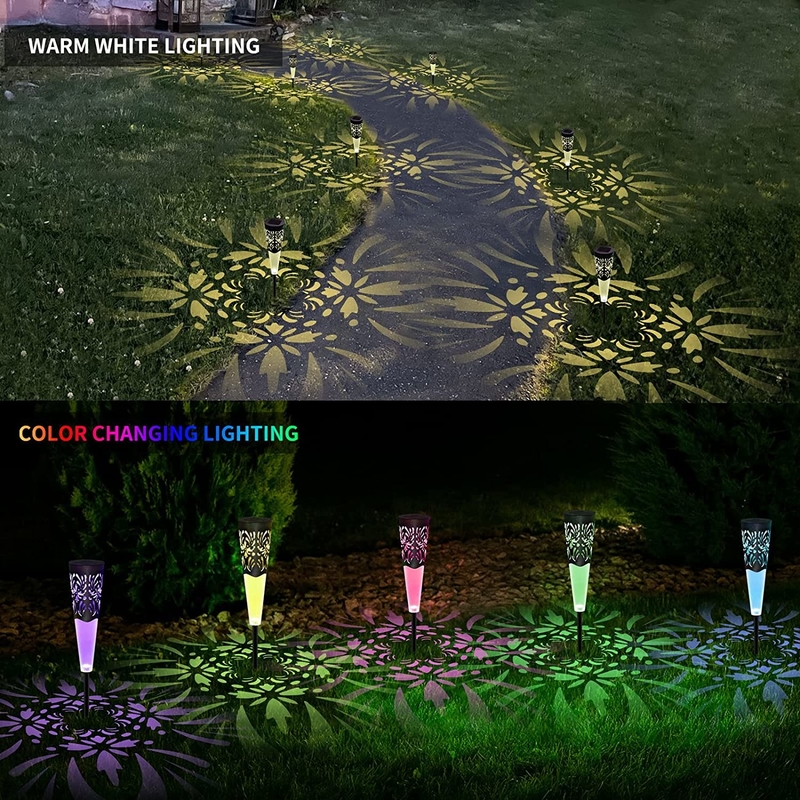 RGB Decoratieve Zonne Aangedreven Openluchtverlichting Constant Landscape Path For Lawn