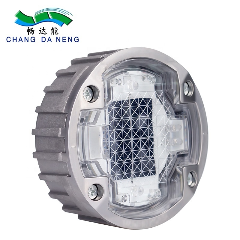 Van LEIDENE de Verlichte Zonne Aangedreven Tellers Wegnagels voor Veiligheid 113*63mm