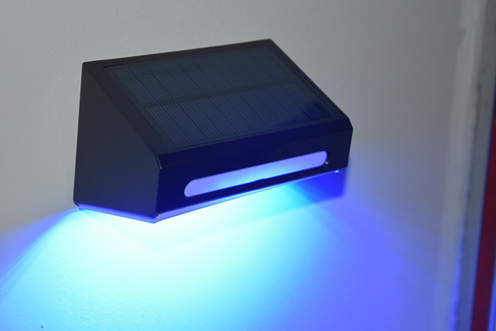 Waterdichte PC Outdoor Solar Garden LED-lampen voor tuin trappen hek dok dek