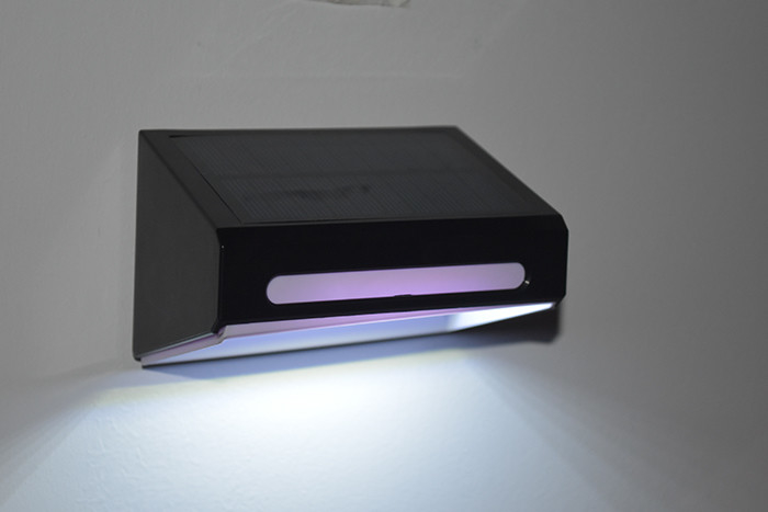 Waterdichte PC Outdoor Solar Garden LED-lampen voor tuin trappen hek dok dek
