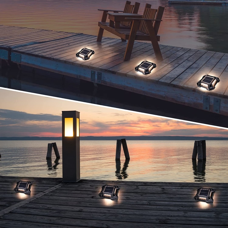IP68 waterdicht oprijlaan zonne-dock licht hoog helder voor buitentuin patio dek
