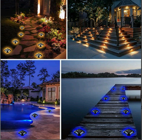 IP68 waterdicht oprijlaan zonne-dock licht hoog helder voor buitentuin patio dek