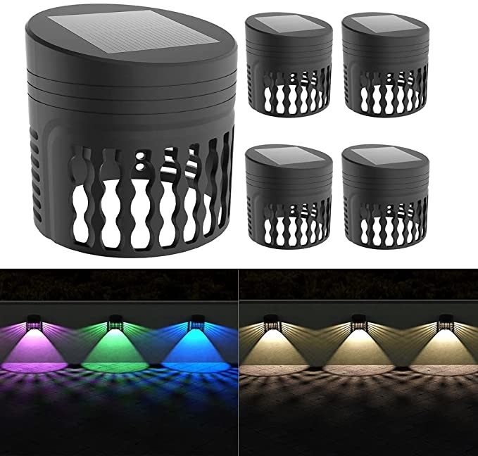 IP65 waterdicht buitengebied zonne-energie hek licht voor tuin patio gazon decoratie