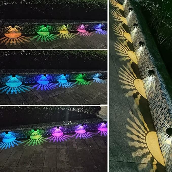 IP65 waterdicht buitengebied zonne-energie hek licht voor tuin patio gazon decoratie