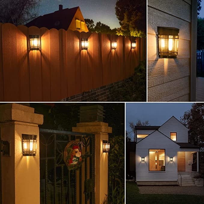 IP65 Waterdicht Buiten Zonne-energie Led Tuinlichten Zonnewandlamp