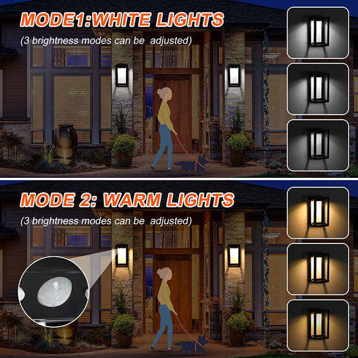 Hoge helderheid zonne-energie LED landschap hek licht wandlamp voor tuin gazon patio