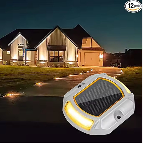 Waterdicht zonne-energie Buitengebied Weglamp Voor de aanrijding Pad Pad Dock Path Veiligheidslicht Voor de grasvlakte