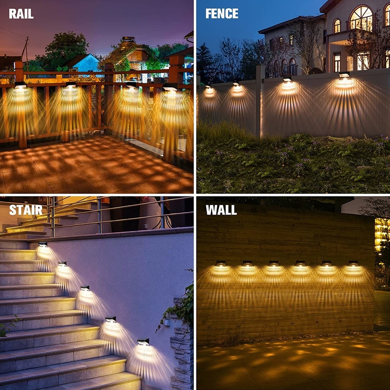 Solar Garden Street Courtyard Decorative Light Solar Powered Led Wall Mount Lamp Buiten hek licht