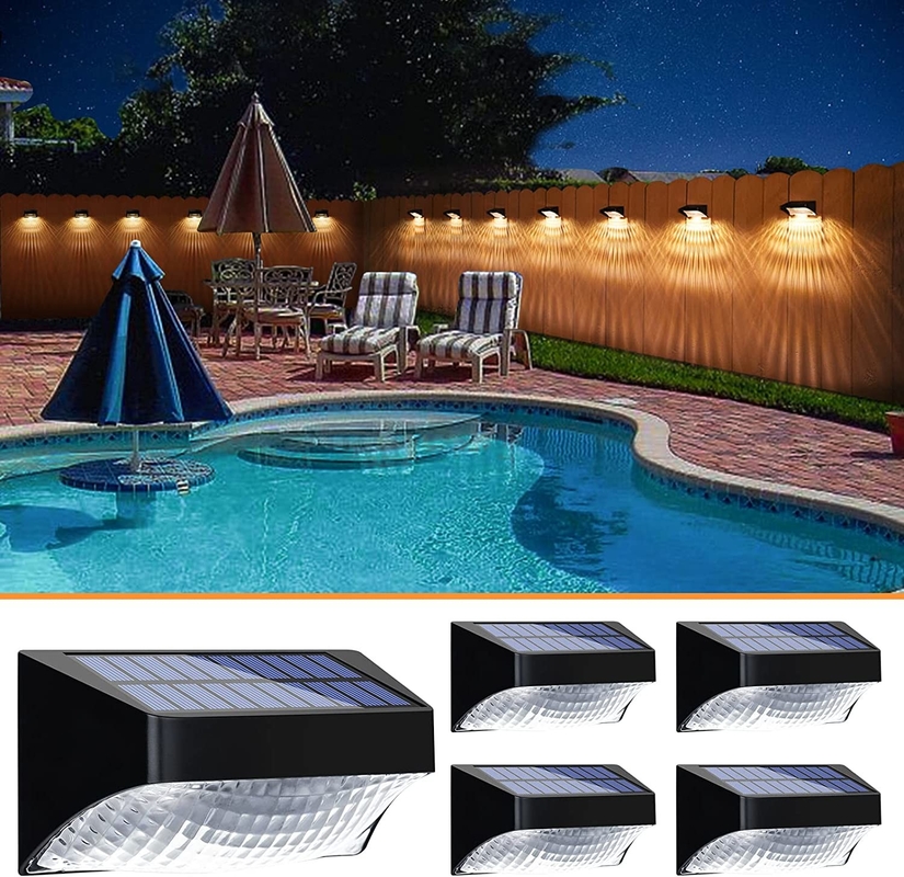 Solar Garden Street Courtyard Decorative Light Solar Powered Led Wall Mount Lamp Buiten hek licht
