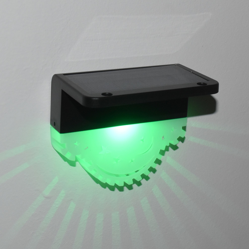Solar Garden Light Outdoor Waterdicht LED Solar Fence Light Voor Patio Trap Hof Tuin Stap Kleurveranderend Verlichting