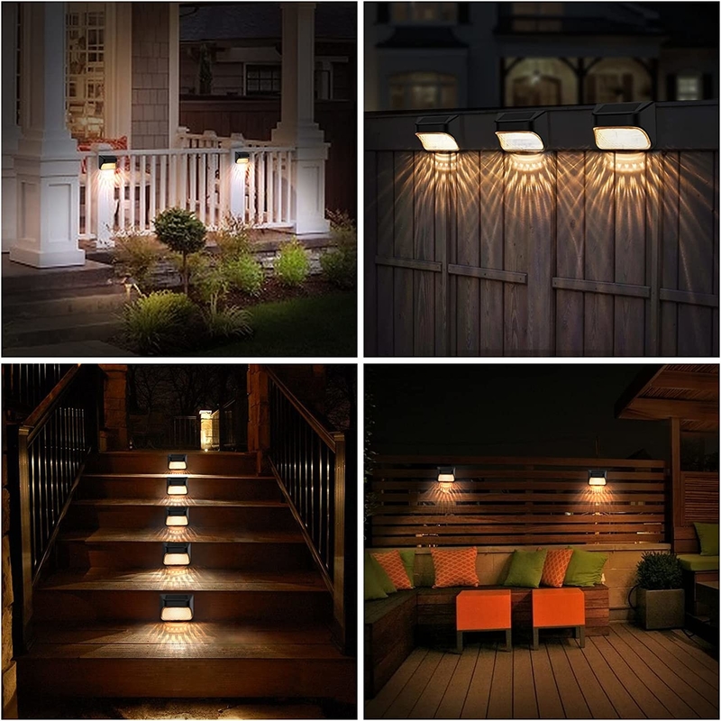Buiten IP67 Waterdicht Hof Terras Decoratie Licht Wandlamp Zonne Tuin Licht