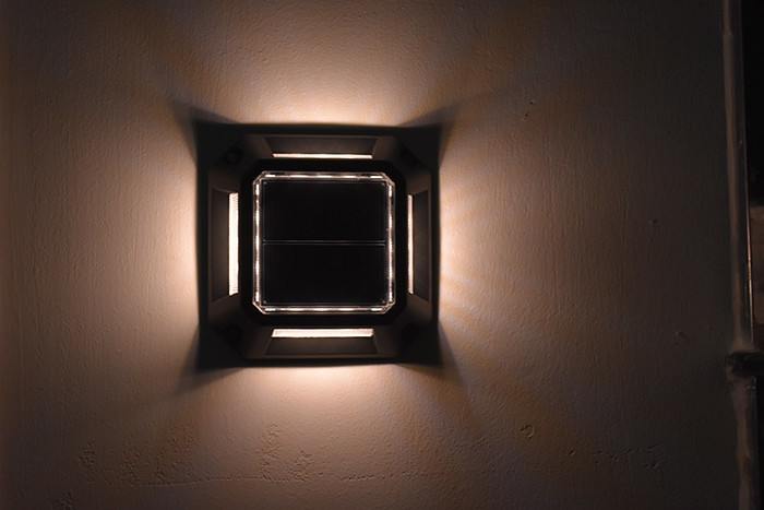 12PCS LED-kralen Zonne-LED-aanrijdingswiel Docklampen voor buitenwaarschuwing Tuinpad
