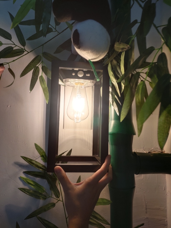 Buiten decoratief zonnewandlamp Tuinpoortlamp Voor tuinpad patio