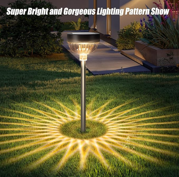 IP65 waterdicht ABS PC LED zonne-tuinlampen met 100LM lichtintensiteit / 600mAh batterijcapaciteit