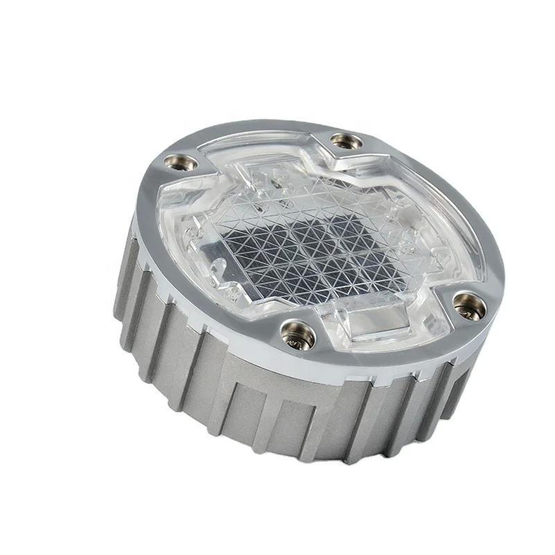 Zonne-LED Aluminium Alloy PC Pad Studs IP68 Waterdicht Niveau 2V Spanning 0.825KG Lichtbron