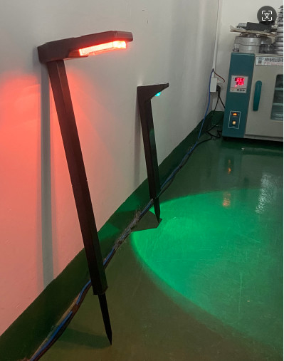 100LM Outdoor Solar Garden Lights met monokristallijn silicium zonnepaneel en 1200mA batterijcapaciteit