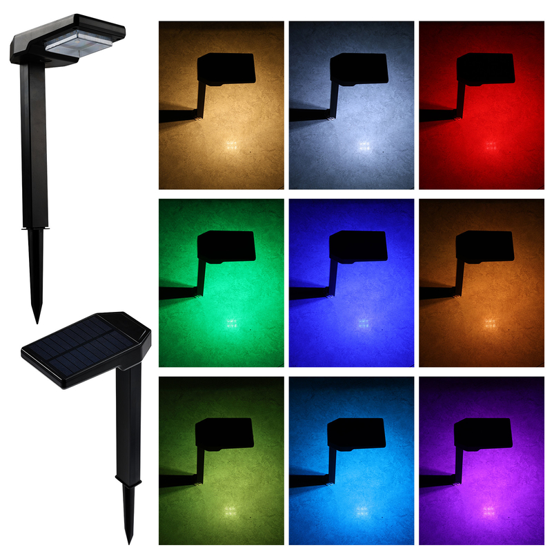 Steady/Breathing Light Mode Outdoor Solar Garden Lights voor 4-6 uur oplaadtijd