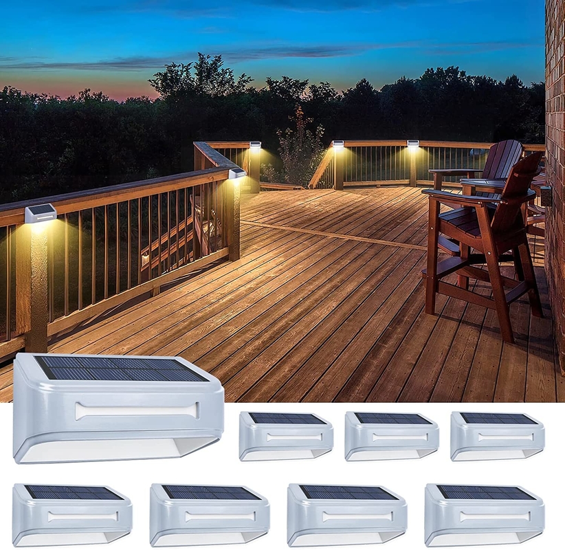 Solar Powered LED tuin hek licht voor buiten waterdichte verlichting in warm wit / koud wit / blauw / RGB 1-3 jaar garantie