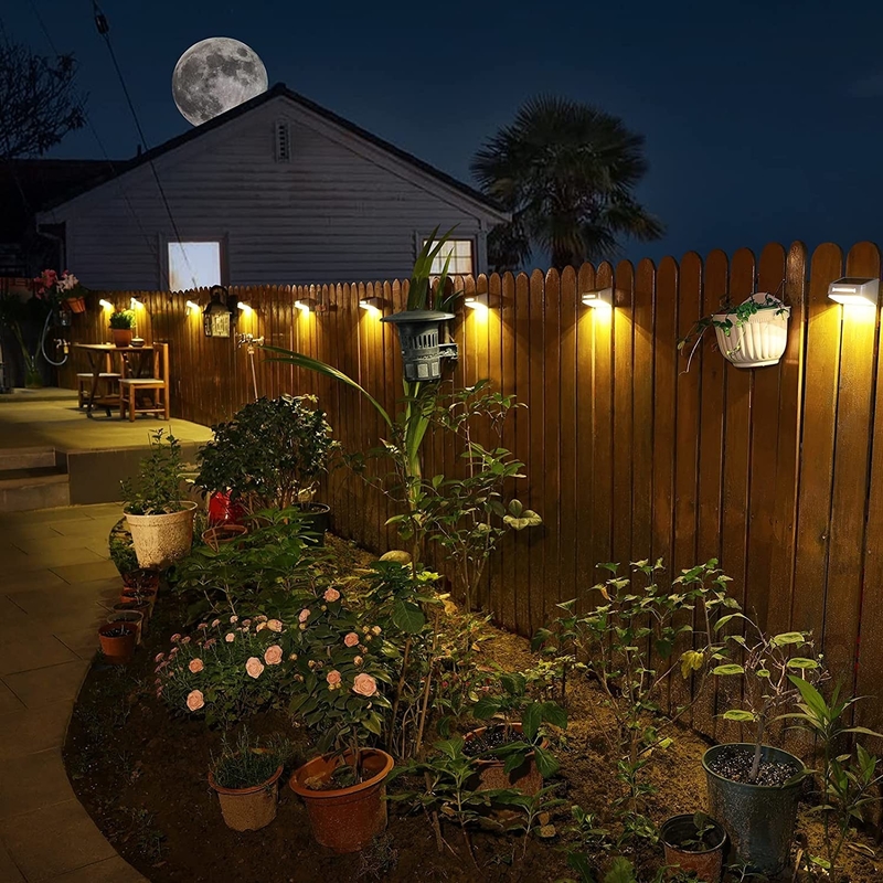 Solar Powered LED tuin hek licht voor buiten waterdichte verlichting in warm wit / koud wit / blauw / RGB 1-3 jaar garantie