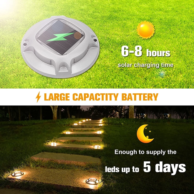 Aluminium Solar Dock Light LED Warm White 20 lumens Helderheid Lichtgewicht voor gemakkelijke installatie