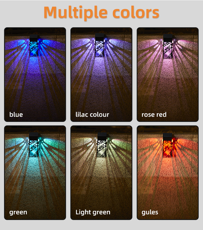 IP 68 Waterdicht Zonne-LED-deklichten Outdoor Decorative Solar Step Dock Lamps Voor Patio Yard