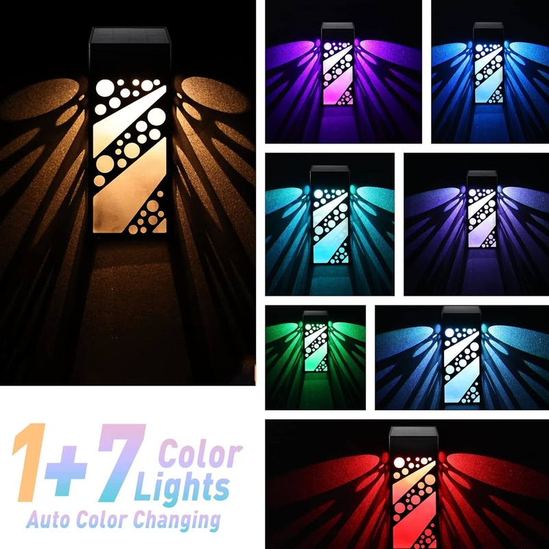 IP 68 Waterdicht Zonne-LED-deklichten Outdoor Decorative Solar Step Dock Lamps Voor Patio Yard