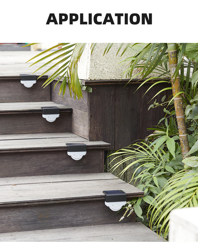 ABS PC Zonne-Led Tuinverlichting Outdoor Zonne-Lamp Zonnehekverlichting