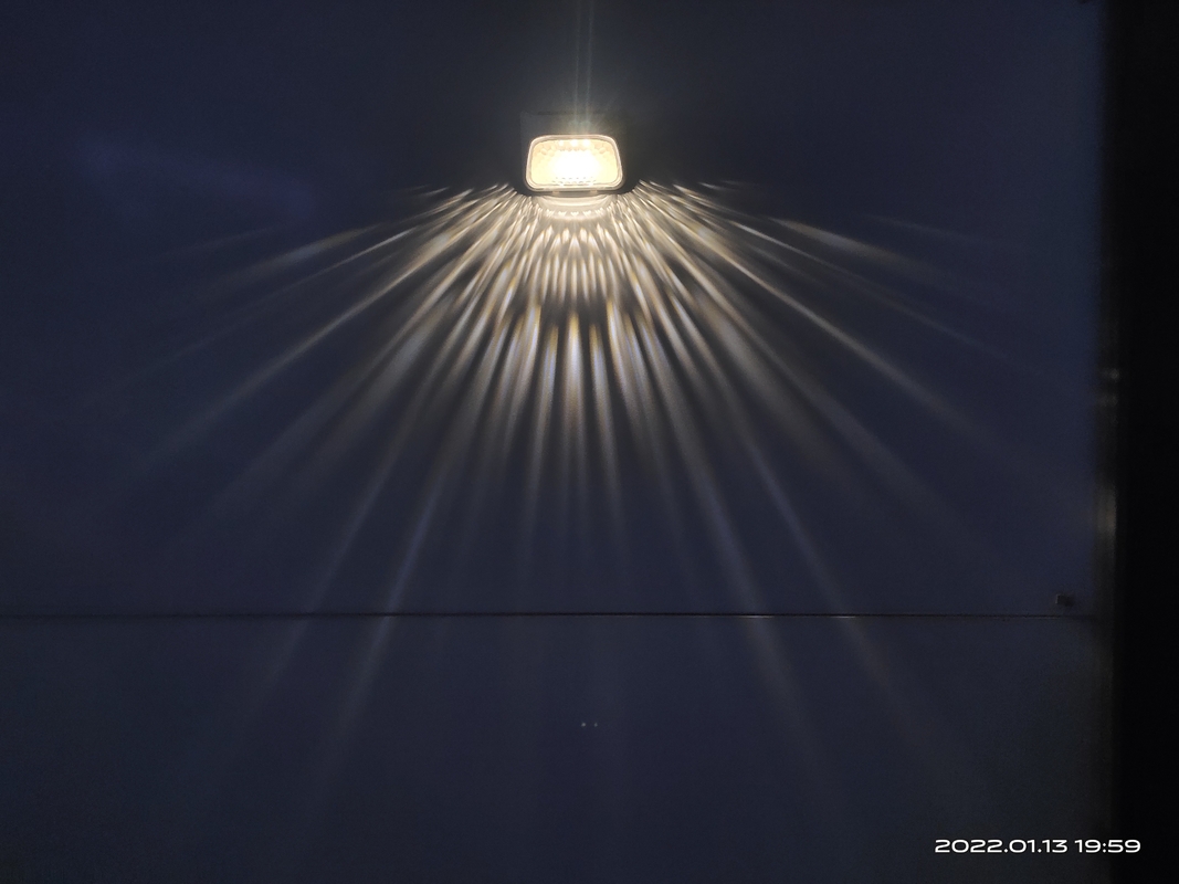 20 Lumens Decoratie Zonne hek licht Waterdicht IP65 Met monokristallijn siliciumbatterij