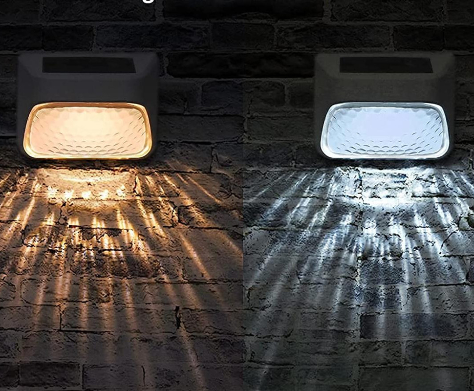 20 Lumens Decoratie Zonne hek licht Waterdicht IP65 Met monokristallijn siliciumbatterij