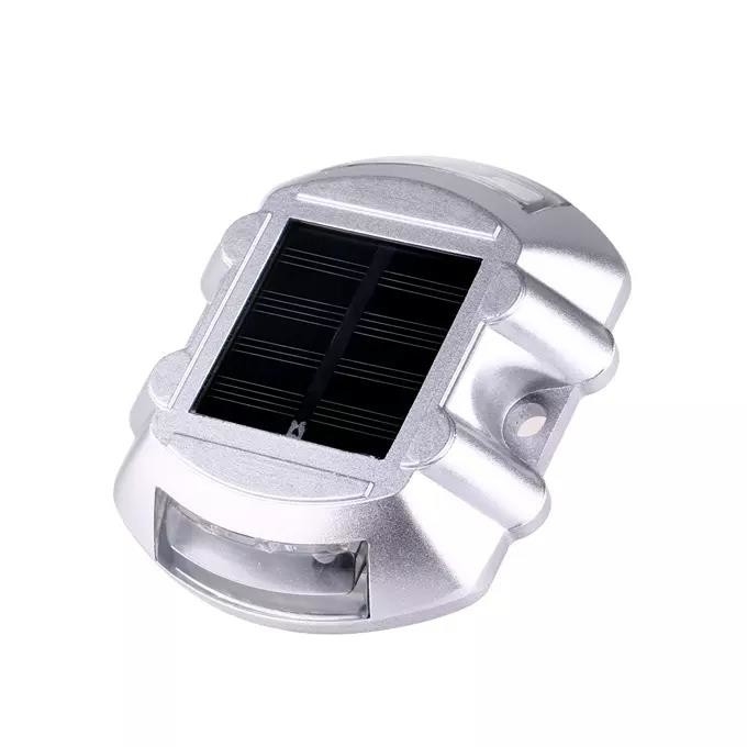 107*95*23mm Solar Powered Road Stud Light LED Reflector Ground Light Paddekdock Waarschuwingslicht