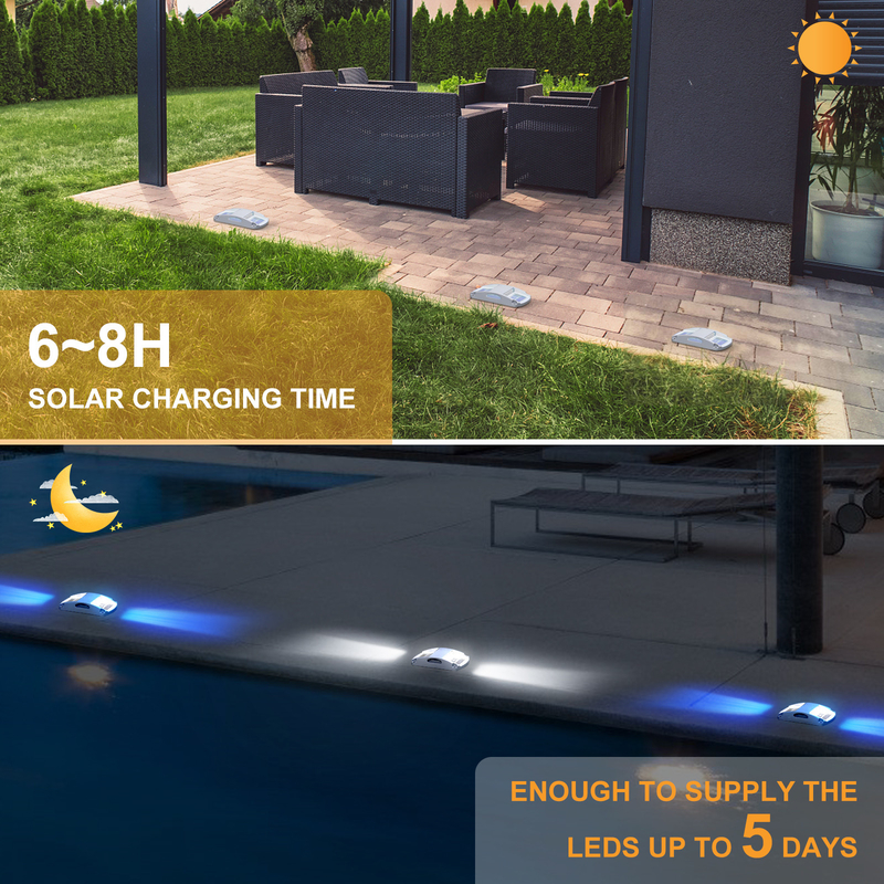 Waterdicht Buiten Solar Deck Light Decoratieve Tuin Veranda Led Solar Dock Light