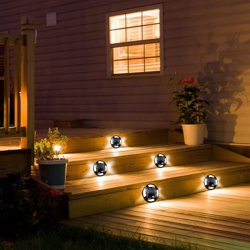 Buiten Solar Powered Lamp Ground Solar Deck Light Dock Light Voor pad patio