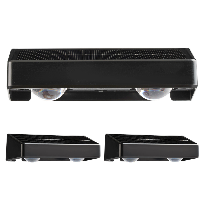Monokristallijn silicium zonnewandlamp met RGB LED ABA PC Shell IP65 waterdicht niveau