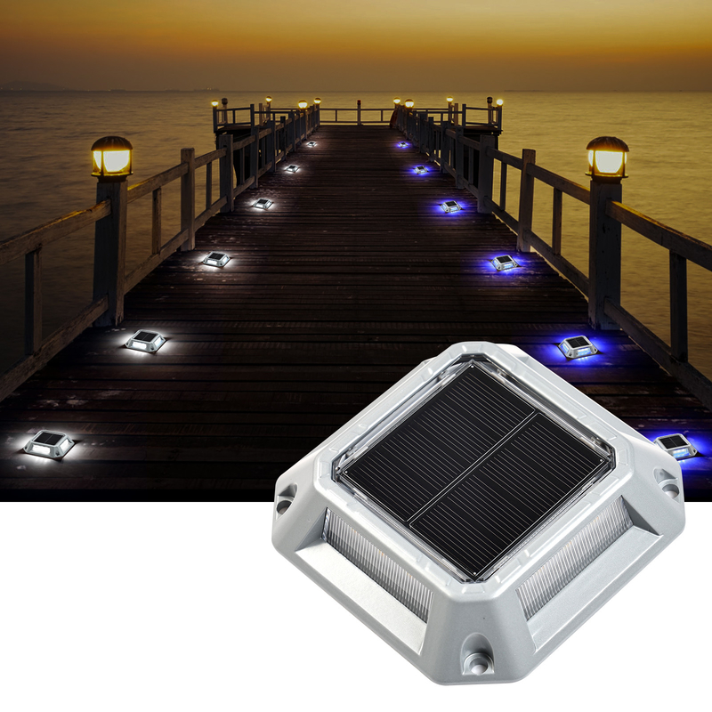 Solar Dock Light 20 lumens Warm White/Cold White 2V Solar Powered Illumination Met een gewicht van 215g