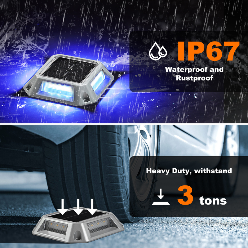 Zonne-LED-docklamp met schroefinstallatie Warm wit / koud wit Kleur lichtgewicht bij 215g