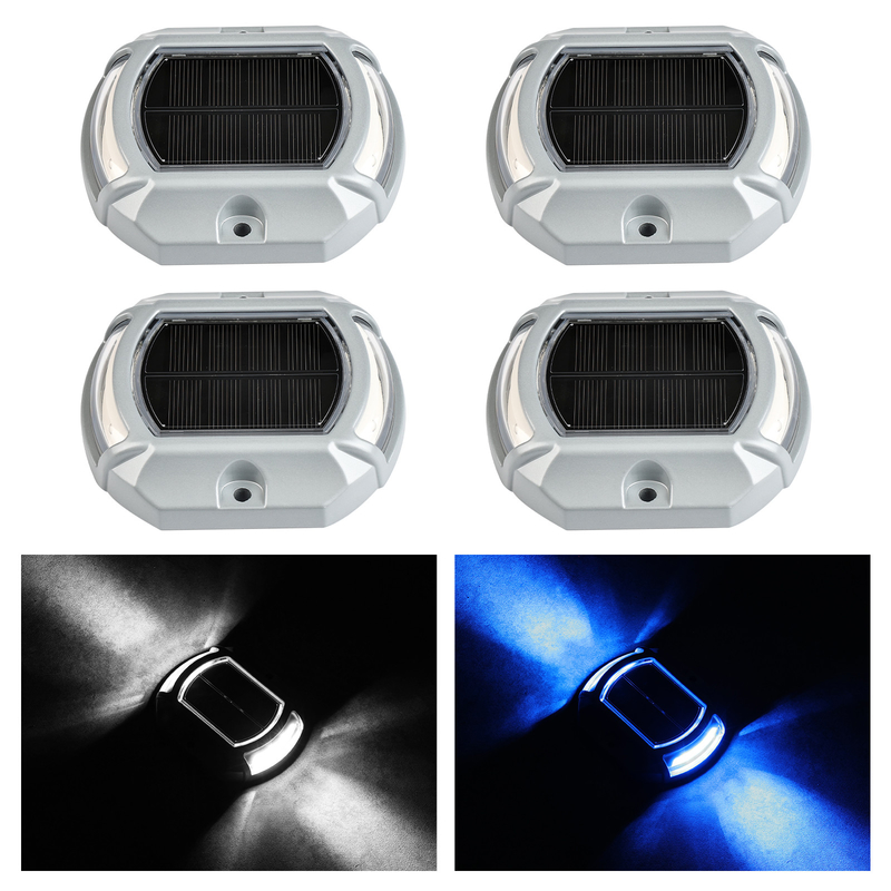 Solar Dock Light Screw Installatie 20 lumens LED Voor -20.C ~ 60.C Extreme Temperatuur