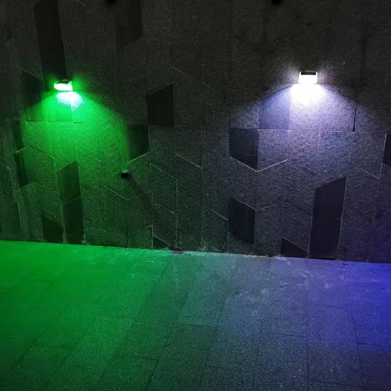 LED zonnewandlicht met ABA PC Shell RGB ademhalingsmodus voor buitenverlichting