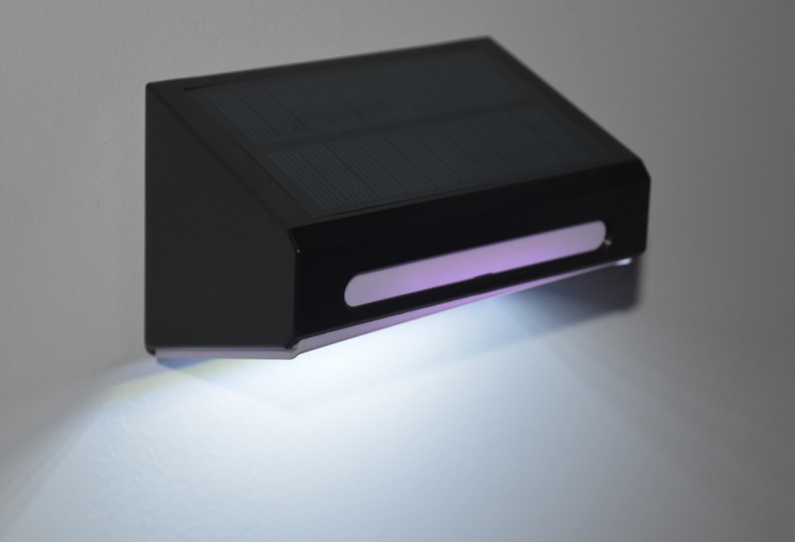 LED zonnewandlicht met ABA PC Shell RGB ademhalingsmodus voor buitenverlichting