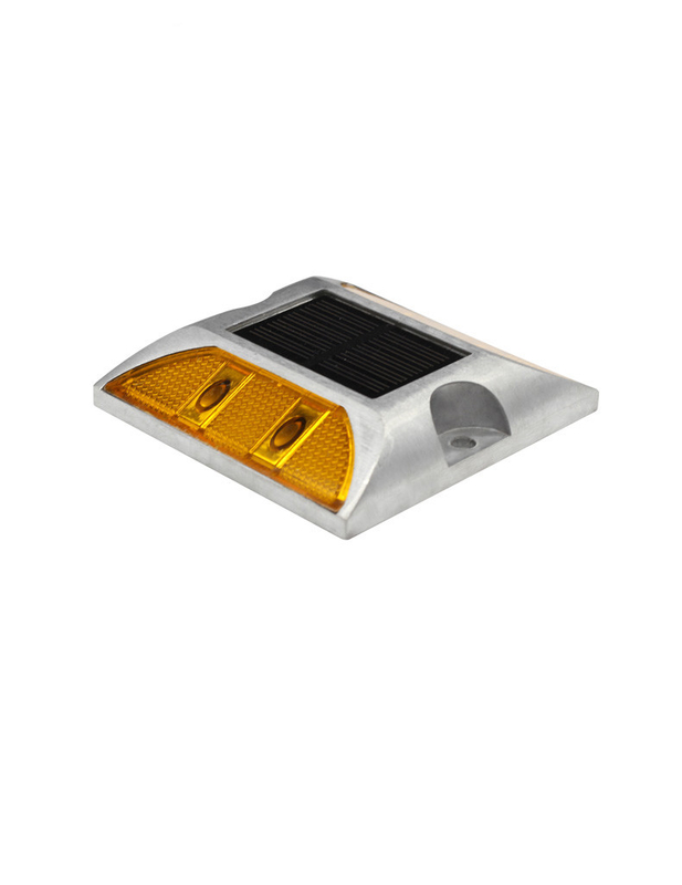 Reflectieve blinkende zonne-LED-wegmarker lichtlamp flitsende zonne-weglamp