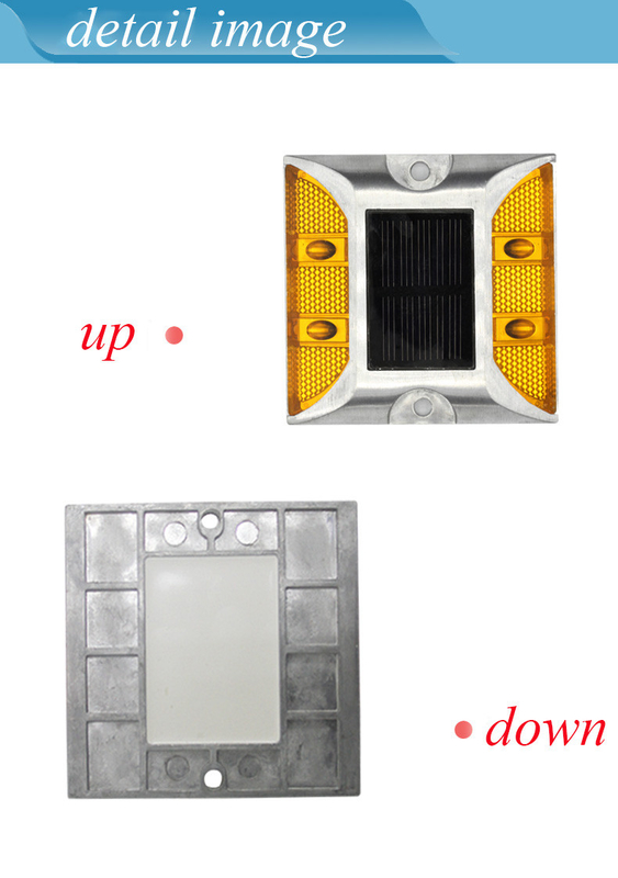 Reflectieve blinkende zonne-LED-wegmarker lichtlamp flitsende zonne-weglamp