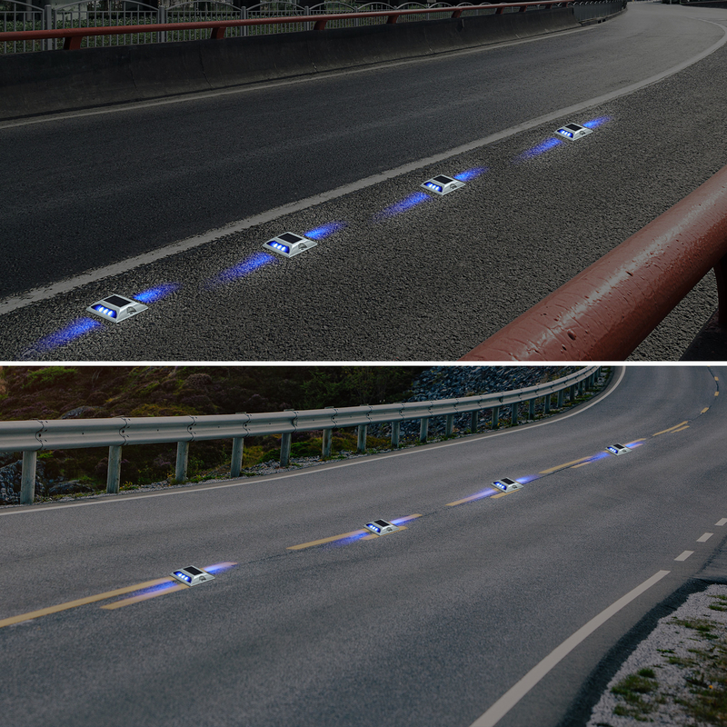 LED-wegwijzers op zonne-energie De perfecte oplossing voor nachtzicht