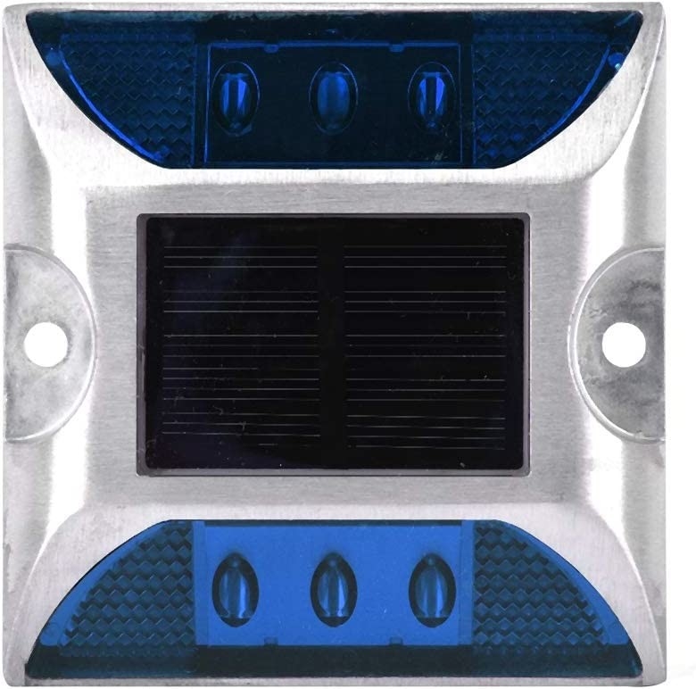 Solar Road Stud met 103*106*24mm Grootte en LED Reflectief verkeerswaarschuwingslicht 330g