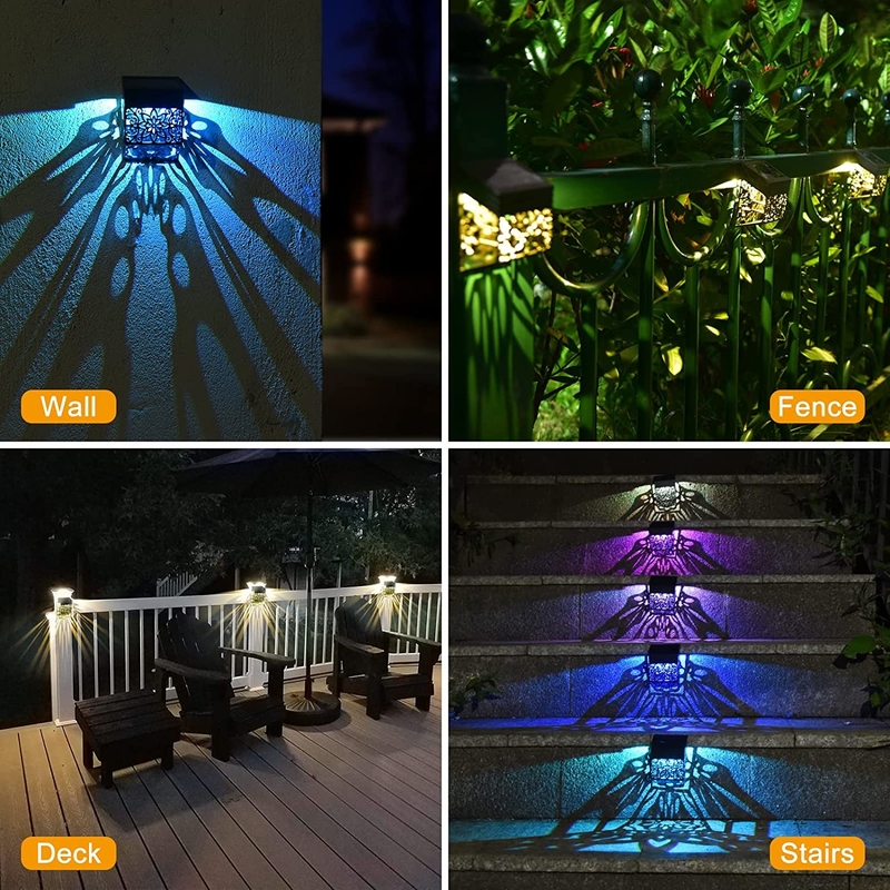 LED-tuinverlichting op zonne-energie met monokristallijn siliciumpaneel in warm/koel wit/RGB